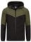 Kirkjubøur® Hestur Herren SOFTSHELLjacke 10.000 mm Wassersäule mit Kapuze und Fleecefutter, atmungsaktiv und wasserabweisend (DE/NL/SE/PL, Alphanumerisch, XL, Regular, Regular, Njordr Grün)