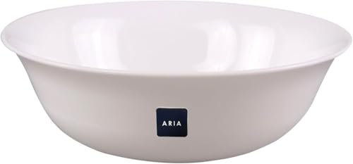 Best House | Opalware Round Bowl Set | 6 Pcs | 6.5/16.5 cm X 5.4 cm Height | Salad Fruit Soup Bowl Set | White | BPA-Free | Microwave Safe Serving Bowl | Food-Grade Material