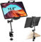 Dosvsi Supporto per Monitor Portatile per schermo da 15,6, Braccio Regolabile Supporto da Scrivania per Tablet, Lega di alluminio, Girevole a 360°, per Monitor Portatile 15.6, 6.1~15.6 iPad