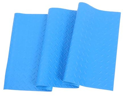 BESPORTBLE rutschfeste Matte Mesh-hohltürmatte Oberirdische Poolfolie Gewerbliche Bodenmatte Pool-treppenmatte rutschfeste Trittmatte Schutzfolie Für Poolleitern Unter Der Poolmatte PVC Blue