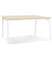 Besprechungstisch aus Holz und Metall | Bürobank für Konferenzräume | Quadratischer Schreibtisch mit eleganter Oberfläche | Modernes Design | 160x160x74,5 cm | Amadeus Square Kollektion