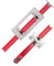 Kabinettshardware -Schablone, Schrank JIG Kabinettsgriff JIG 400 Mm Länge 64 96 128 160 Mm Lochabstandsschublade Panzer Lokator Bohranleitung mit Verlängerungsstange für Schubladen Installationsloch