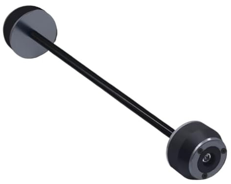 LISROEU Gabel Achsgleiter Motorrad Für Z900 2017 2018 2019 2020 2021 2022 2023 2024 Motorrad Vorderachse Hinterachse Gabel Crash Slider Protector Pads Motorrad Rad Fallende Schutz Kits(Metallic,Rear)