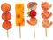 ERINGOGO 4 Pièces Mini Brochettes Barbecue Toys Gril Accessoire Alimentaire Artificiel Barbecue Artificiel Pour L'affichage Bbq Faisant Semblant De Nourriture Faux De Barbecue Pvc
