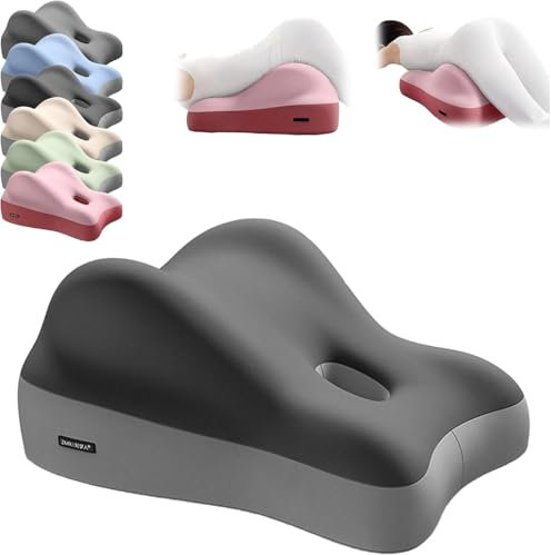 Butt Cushion for Couples, Couples Pillow for Intimacy, Wedge Pillows Memory Foam, Suitable for Home Use Private Life, Bedroom Memory Foam Waist Cushions Tummy Pillow for Bed, Sofa(Light Grey)