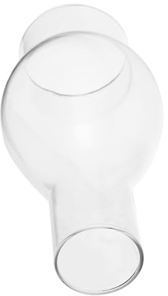 Artibetter Paralume in Vetro per Lampada Cherosene Paralume Antivento Ricambio Vintage per Lampada Trasparente per Uso e Decorativo