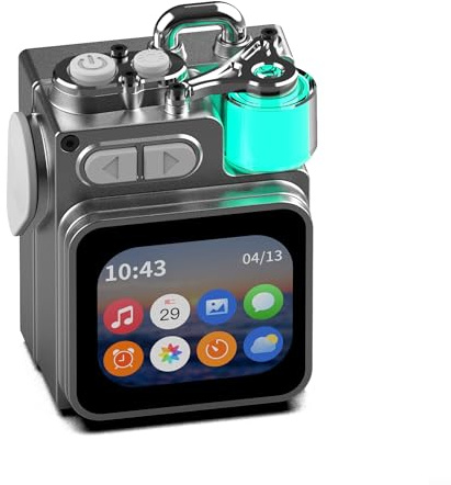 ZAMETTER Blueto-oth Altoparlanti portatili Blue-tooth Altoparlante Impermeabile IPX7 Mini Altoparlante Wireless con LED Touch Screen Tecnologia 5.4 per Attività All'aperto Escursionismo Spiaggia