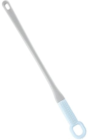 2.Peelingbürste mit langem Griff für Zehenreinigung, Hornhautentfernung & Durchblutung, Lotion-Applikator, PP-Fußpflege-Werkzeug