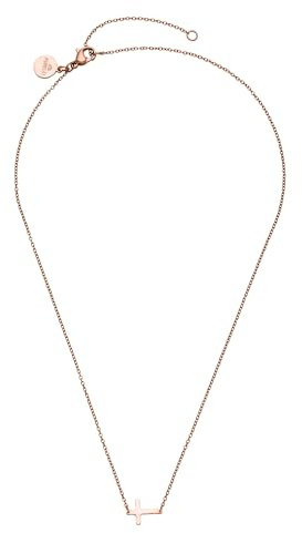 Purelei Side Cross Kette – wasserfest & verstellbar | Edelstahlkette mit seitlichem Kreuzanhänger | 14K/18K Vergoldung | Modernes Symbol für Stärke & Balance