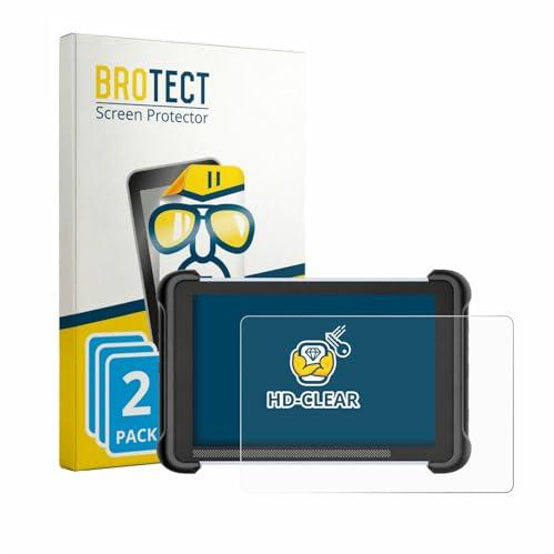 BROTECT Schutzfolie für MUCAR 892BT | 2 Stück Transparenter Displayschutz Made in Germany Klare Displayschutz-Folie Clear Einfache Montage Case-Friendly