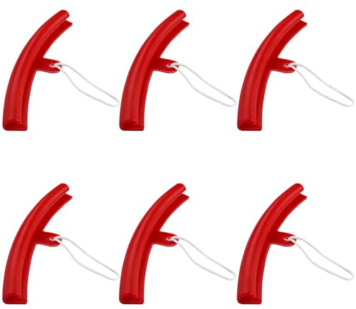VBGURR 6 Stück Felgenschutz Reifenmontage,Universal Felgenkantenschutz Set | Robuster Gummi-Felgenschoner & Autoreifen-Felgenschutz,Felgen Schutz beim Radwechsel für alle gängigen Autofelgen