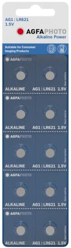 AgfaPhoto Alkaline Button Cell AG1 LR621 B10 | AgfaPhoto