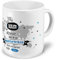 printplanet XXL Riesen-Tasse der Stadt/Ort Saarbrücken - Motiv Kein Mann ist Perfekt, Aber... - Stadttasse, Kaffeebecher, Becher, Mug
