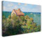 Printed Paintings Leinwand (120x80cm): Claude Monet - Fischer-Häuschen in Varengeville
