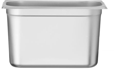 HENDI Bac Gastronorme, GN 1/3, résistance thermique -40 °C à 300 °C, utilisable dans des fours à convection, des réfrigérateurs, des bain-maries, des chafing dishes, 7.8L, 325x176x(H)200mm, inox