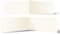 100 Blanko Klappkarten quer DIN Lang 210 x 99 mm Naturpapier 300 g/qm Set Papier wählbar