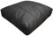 Quattro Meble Schwarz Echtleder Bodenkissen Sitzkissen Lederkissen Sitzpolster doppelt genähtes Echt Leder Kissen Sitzauflage Sitzbag Sitzkissen Sitzsäcke TV Kissen Sitzwürfel (63 x 63 cm)