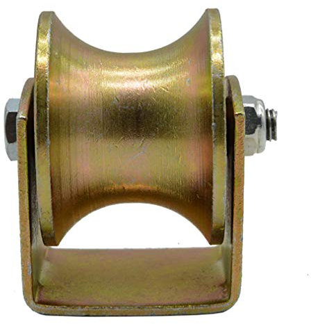 U-Nut Schiebetor Rollen Transportrollen,45# Stahl Laufrolle,Möbelrollen,Schwerlastrollen-Schiebetür-Roller,Radschiene,Stahllager,für Industriewagen,Drahtseilschiene,Schiebetür (Nutbreite 32mm)