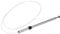 Antenne d'autoradio, MAGT 1Pc argent en acier inoxydable AM ​​/FM mât d'antenne radio d'origine standard voiture de remplacement antenne électrique compatible pour LS400/GS300/ES300/LS430/SC400 86337-