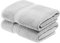 Superior Badetuch aus ägyptischer Baumwolle, ultraweich, luxuriös, Dicke Plüsch-Essentials, saugfähig, schwer, Gästebad, Hotel, Spa, Badezimmer, Duschbasics, Silber