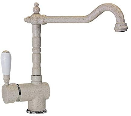 Miscelatore cucina Plados monocomando MIXOLDOld Fashion con canna girevole e leva laterale - Avena