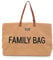 Childhome, Family Bag, Wickeltasche, Reisetasche/Wochenendtasche, Großes Fassungsvermögen, inkl. abnehmbarer Tasche, Teddy Beige
