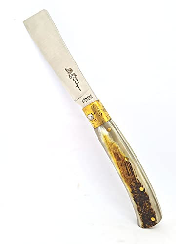 Coltello Sardo da innesto Artigianale Lametta TASCABILE IN CORNO SARDEGNA da COLLEZIONE Coltelli sardi artigianali coltellino fatto a mano