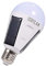 MOUMOUTEN Bombilla Led de Panel Solar, E27 Con Ip65 PortáTil Impermeable Interior/Exterior 6500k Senderismo Al Aire Libre Bombilla de IluminacióN para Tienda de CampañA(12w)