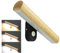 LANMOU Wandlampe Holz, LED Wandleuchte Innen mit Schalter, 3 Farben Licht, 330° Drehbare Bettlampe Holz für Schlafzimmer Bett Wohnzimmer