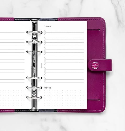 Filofax Einlage To-Do Refill Personal 132864 White