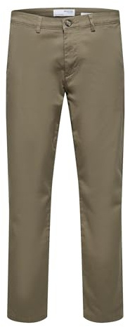 Selected Homme Herren Slhslim-new Miles 175 Flex Pants W Chino, Ermine, 34W / 34L EU