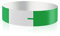 Vicloon Bracelets En Papier, 100pcs Bracelet d'Identification, Bracelets d'entrée pour Le Contrôle et La Sécurité Événements, Soirées, Festivals, Parc Aquatique, Voyages（Vert）