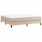 vidaXL Bettgestell, Polsterbett Bett für Schlafzimmer, Bettrahmen mit Lattenrost, Kunstlederbett Doppelbett, Cappuccino-Braun 160x200cm Kunstleder