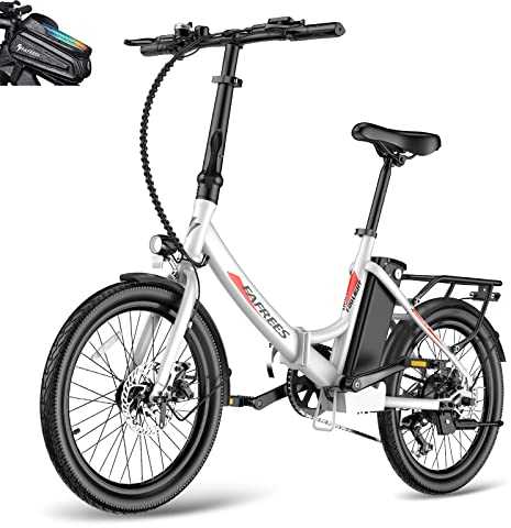 Fafrees F20 Light Damen E-Bike Klapprad 20 Zoll [ Offiziell ] E Bike Herren 36V 14,5AH Akku für Reichweite 55-110KM, Bikes 250W 120kg Ebike 25km/h Faltrad Erwachsene für 155-195CM