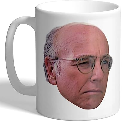I Love Mugs - Larry David Stare - Curb Your Enthusiasm - TV Mug, Ceramic, 11fl.oz.
