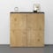 doporro Sideboard Kommode 100 cm in Anthrazit matt und Kerneiche Aufbewahrungsschrank Bodenstehend für Ihren Wohnbereich Viel Stauraum Schrank 04
