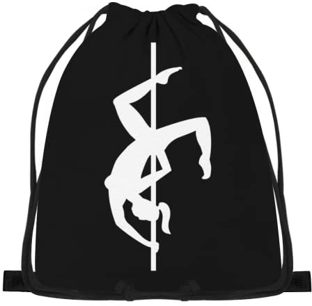 874 Turnbeutel, Pole Dance Fitness Tanzen Sportrucksack Unisex Gym Bag Verstellbar Daypack Für Reisen Strand 36X42Cm