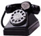 rockible Telefon-Spardose, Wähltelefon-Spardose, Retro-Telefon-Sparschwein, Schwarz