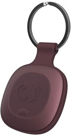 Fresh 'n Rebel Smart Finder - Funziona con Apple Dov'è (IOS), Cercatore di Chiavi, Smart Tag, IP67 impermeabile, supporta la modalità Lost, batteria sostituibile (Deep Mauve, Confezione da 1)
