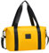 COOLIFE Kabinentasche Groß Reisetasche Sporttasche 40x25x20 Ryanair Underseat Handgepäck Overnight Weekend Handgepäck für Damen Wasserfest Handtasche für Sport & Reisen (Gelb/Schwarz, 20L(40x25x20cm))