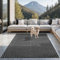 the carpet Santo Plus - Hochwertiger Outdoor Teppich, Passend für Wohnzimmer, Schlafzimmer und Terrasse, Wetterfest, langlebig und pflegeleicht, Anthrazit, 120 x 160 cm