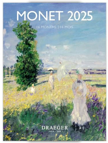 Kleiner Wandkalender 14 x 18 cm 2025 – September 2024 bis Dezember 2025 – Monet