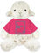 Spreadshirt Créez Votre Propre Mouton en Peluche Personnalisé avec Texte ou Photo Imprimée Mouton en Peluche, Taille Unique, Rose