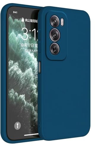 Topme Cover per OPPO Reno12 Pro 5G / OPPO Reno 12 Pro 5G (6.7 Inches) Custodia Case, Protezione Della Pelle Della Custodia in Silicone Tpu - Blu zaffiro