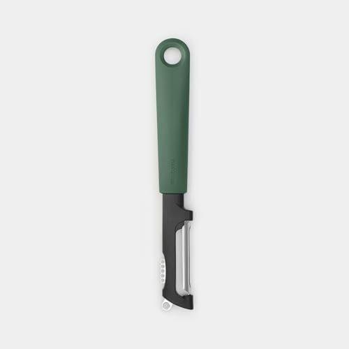 Brabantia Tasty+ Swivel Food Peeler Plus Zester - Fir Green