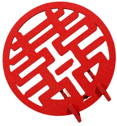 MAGICLULU Symbol Chinesische Hochzeitsdekorationen – Roter Knoten Feng Shui Wanddekoration Für „heirate Mich“-dekorationen