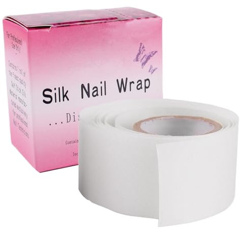 Silk Nail Protector for Manicure - Silk Wrap for Nail Repair, Nail Breaks, Strengthening Repair Bandage | Anti-Damage Adhesive Wrap