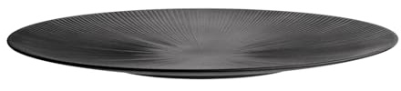 APS 85283 Servierplatte NERO, Melamin, Ø 50 cm, Höhe 3,5 cm