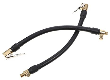 Holibanna 2 Stück Aufblasbare Schläuche Soaker Düsen Sprinklerschlauch Inflator Ventiladapter Kompressor Pool Auto Ventilhebel Manuelles Entlüftungsventil Pumpe Erweiterbarer