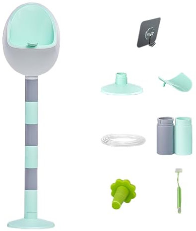 LIKANGLONGJU Kugelförmiges Kunststoff Urinal, Hänge Pissoir für Männer, Höhenverstellbar, Geeignet für Haus, Wohnung, Baustelle
